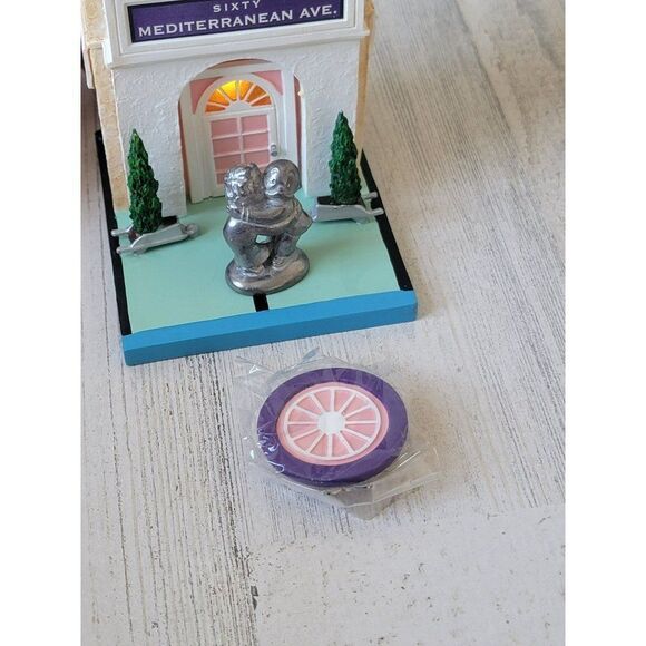 Dept 56 Mediterranean Mortage Co. 13600 monopoly village accessory - Picture 3 of 9